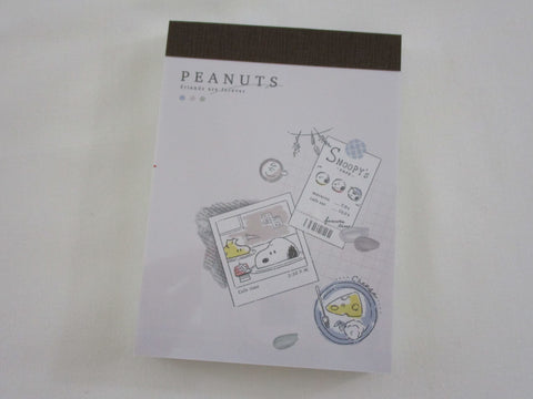 Cute Kawaii Peanuts Snoopy Mini Notepad / Memo Pad Kamio -  AE Cafe - Stationery Designer Paper Collection