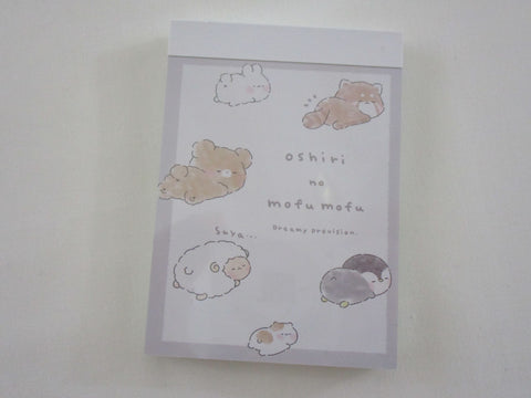 Cute Kawaii Kamio Animal Dog Fox Rabbit Penguin Lamb Hamster Mini Notepad / Memo Pad - Stationery Designer Paper Collection