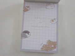 Cute Kawaii Kamio Animal Dog Fox Rabbit Penguin Lamb Hamster Mini Notepad / Memo Pad - Stationery Designer Paper Collection