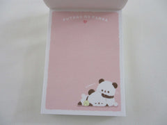 Cute Kawaii Q-Lia Panda Futago Mini Notepad / Memo Pad - Stationery Designer Paper Collection