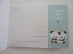 Cute Kawaii Q-Lia Panda Futago Mini Notepad / Memo Pad - Stationery Designer Paper Collection