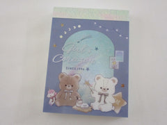 Cute Kawaii Q-Lia Bear Love Corazon Girl Mini Notepad / Memo Pad - Stationery Designer Paper Collection