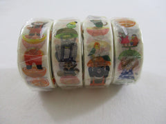 Cute Kawaii W-Craft Washi / Masking Deco Tape - Animal Healthy Fruit Bear Bird Strawberry - for Scrapbooking Journal Planner Craft