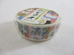 Cute Kawaii W-Craft Washi / Masking Deco Tape - Cat Cozy Home - for Scrapbooking Journal Planner Craft