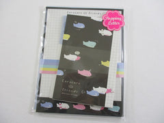 Cute Kawaii  Q-Lia Sharks Letter Set Pack - Stationery Writing Paper Penpal Collectible