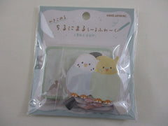 Cute Kawaii Kamio Write on Flake Stickers Sack - Bird - for Journal Planner Agenda Craft Scrapbook