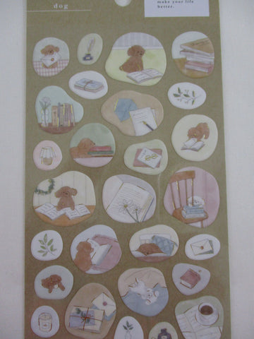 Cute Kawaii MW Quiet Life Series - C - Dog Sticker Sheet - for Journal Planner Craft