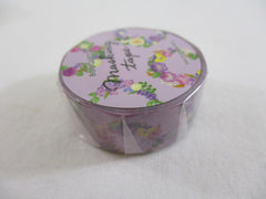 Cute Kawaii MW Flowers Bouquet Washi / Masking Deco Tape - E - Purple - for Scrapbooking Journal Planner Craft Nature Wedding Beautiful