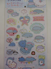 Cute Kawaii San-X Jinbesan Whale Sticker Sheet 2021 - C - for Planner Journal Scrapbook Craft