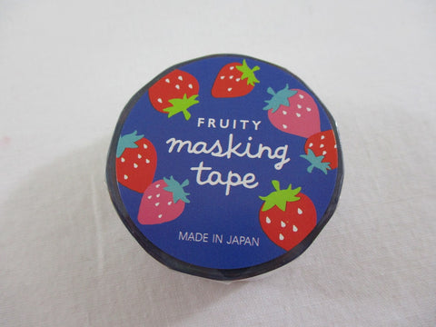 Cute Kawaii MW Washi / Masking Deco Tape - Fruity Strawberry - for Scrapbooking Journal Planner Craft