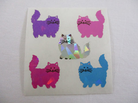 Sandylion Cats Prismatic Sticker Sheet / Module - Vintage & Collectible