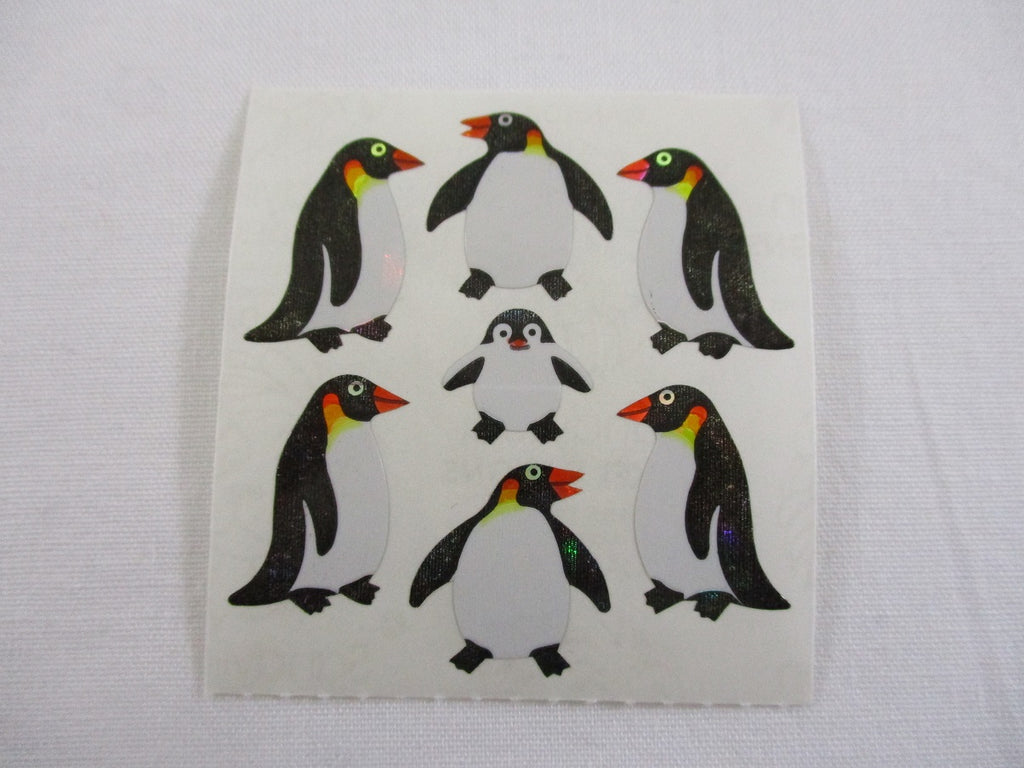 Sandylion Penguin Prismatic Sticker Sheet / Module - Vintage & Collectible