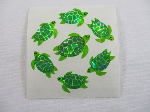 Sandylion Turtle Prismatic Sticker Sheet / Module - Vintage & Collectible