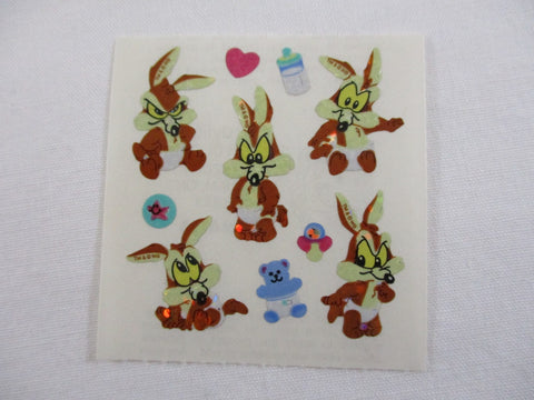 Sandylion Looney Tunes Glitter Sticker Sheet / Module - Vintage & Collectible - Scrapbooking