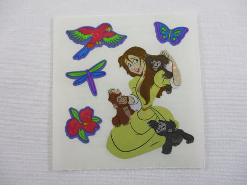 Sandylion Princess Glitter Sticker Sheet / Module - Vintage & Collectible