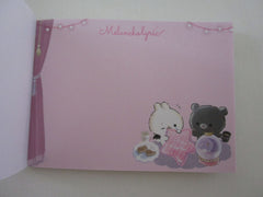 Cute Kawaii Q-lia Rabbit Bear Night Stars Melancholyric C Mini Notepad / Memo Pad - Stationery Designer Writing Paper Collection