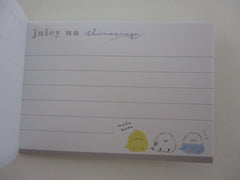 Cute Kawaii Kamio Birds Juicy na Shimaenaga mofu pi Mini Notepad / Memo Pad - Stationery Designer Paper Collection