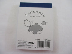 Cute Kawaii Crux Samemaru Baby Shark and Friends Mini Notepad / Memo Pad - Stationery Designer Paper Collection