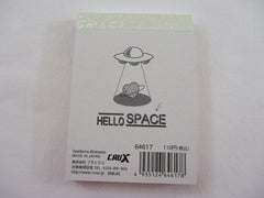 Cute Kawaii Crux Hello Space Heart Night Mini Notepad / Memo Pad - Stationery Designer Paper Collection