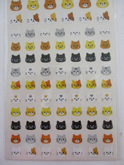 Cute Kawaii Cats Sticker Sheet - for Journal Planner Craft