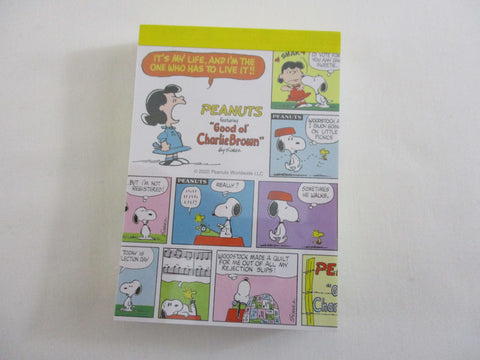 Cute Kawaii Snoopy Classic Comics Mini Notepad / Memo Pad - Stationery Designer Writing Paper Collection