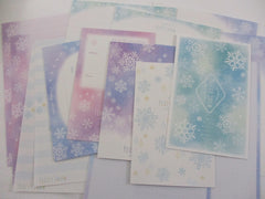Cute Kawaii Kamio Fluffy Snow Winter Letter Sets - Stationery Writing Paper Envelope Penpal