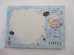 Cute Kawaii Crux Watabitto Cotton Candy Rabbit Mini Notepad / Memo Pad - Stationery Designer Paper Collection