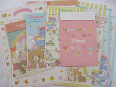 Cute Kawaii San-X Rilakkuma Sweet Park 2022 Letter Sets - Stationery Writing Paper Envelope