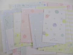 Cute Kawaii Kamio Flower Dots Letter Sets Stationery - writing paper envelope