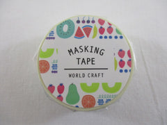 Cute Kawaii W-Craft Washi / Masking Deco Tape - Fresh Fruits - for Scrapbooking Journal Planner Craft