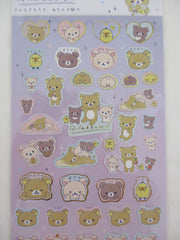 Cute Kawaii San-X Rilakkuma Bear Sticker Sheet 2022 - A - for Planner Journal Scrapbook Craft
