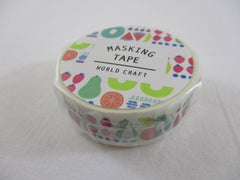 Cute Kawaii W-Craft Washi / Masking Deco Tape - Fresh Fruits - for Scrapbooking Journal Planner Craft