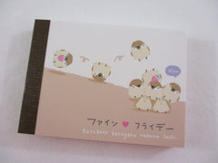 Cute Kawaii Q-lia Strawberry not so angry Birds Mini Notepad / Memo Pad - Stationery Designer Writing Paper Collection