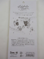 Cute Kawaii San-X Rilakkuma Bear Sticker Sheet 2022 - Kiraholo B Music - for Planner Journal Scrapbook Craft