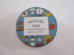 Cute Kawaii W-Craft Washi / Masking Deco Tape - Ready for School Study College B - for Scrapbooking Journal Planner Craft