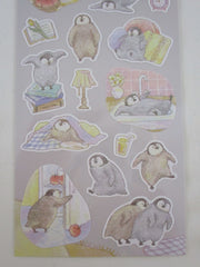 Cute Kawaii MW Kuyasu Comfort Series - Penguin - Sticker Sheet - for Journal Planner Craft