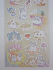 Cute Kawaii MW Kuyasu Comfort Series - Rabbit - Sticker Sheet - for Journal Planner Craft