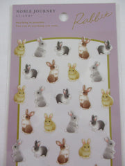 Cute Kawaii Mind Wave Journal Journey - Rabbit Sticker Sheet - for Journal Planner Craft