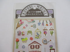 Cute Kawaii MW Kotori Machi / Little Town Series - Fleur Sereine Flower Shop Sticker Sheet - for Journal Planner Craft