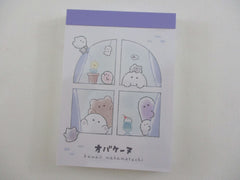 Cute Kawaii Crux Ghost nakamatachi A Mini Notepad / Memo Pad - Stationery Designer Paper Collection