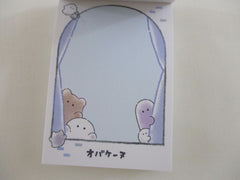 Cute Kawaii Crux Ghost nakamatachi A Mini Notepad / Memo Pad - Stationery Designer Paper Collection