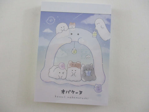 Cute Kawaii Crux Ghost nakamatachi B Mini Notepad / Memo Pad - Stationery Designer Paper Collection