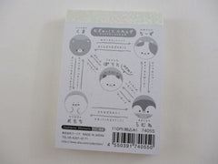 Cute Kawaii Q-lia Bear and Cow You are my best friend Mini Notepad / Memo Pad - Stationery Designer Paper Collection