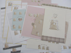 Cute Kawaii Kamio Petit Kuma Bear Letter Sets Stationery - writing paper envelope