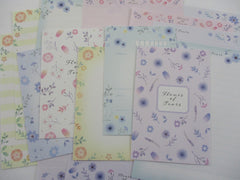 Cute Kawaii Kamio Fleurs Flower Spring Letter Sets Stationery - writing paper envelope
