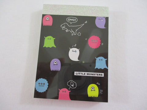 Cute Kawaii Crux  Little Monsters Mini Notepad / Memo Pad - Stationery Designer Paper Collection