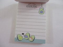 Cute Kawaii Kamio Avonimal Avocado Dino Hamster Mini Notepad / Memo Pad - Stationery Designer Writing Paper Collection