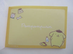Cute Kawaii Sanrio Pom Pom Purin Dog Mini Notepad / Memo Pad Kamio - Stationery Designer Paper Collection