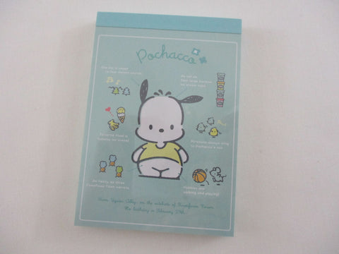 Cute Kawaii Sanrio Pochacco Dog Mini Notepad / Memo Pad Kamio - Stationery Designer Paper Collection