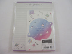 Cute Kawaii Q-Lia Alien Space Cosmo World Stars Letter Set Pack - Stationery Writing Paper Penpal Collectible